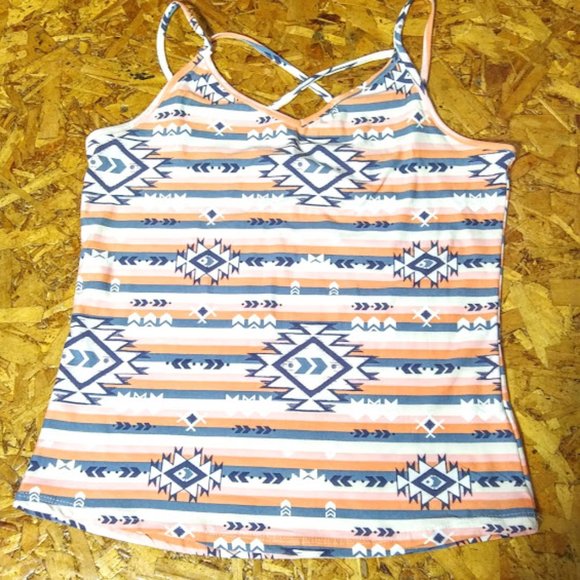 TANK TOP*SPAGHETTI STRAPS*WISHFUL PARK*WOMEN XL*SOUTHWEST/AZTEC DESIGN. - Picture 2 of 6